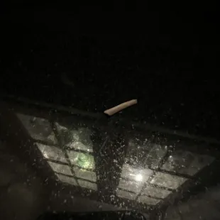 Bone from chicken nugget