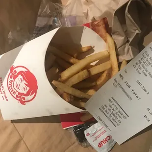 Fries when I asked for a baked potato.