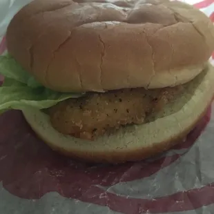 Chicken sandwich, not JBC