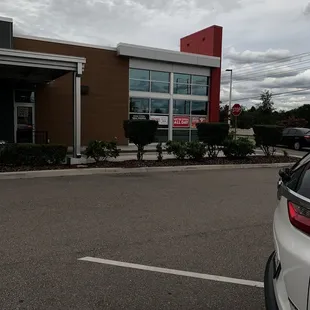 Outside restaurant
