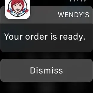 Order is ready
