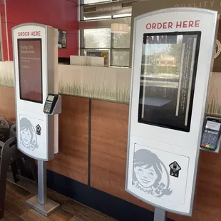 Self Serve Kiosks were both out of order