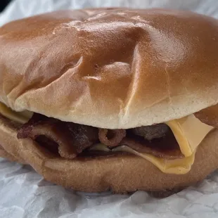 Kids bacon cheese