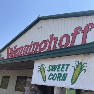 Came to pick up SWEET CORN. And other things