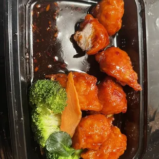 Orange Chicken - Sorry, folks, I jumped right in and started eating, lol. So delicious!