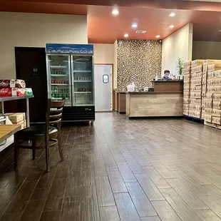 interior, sushi and sashimi
