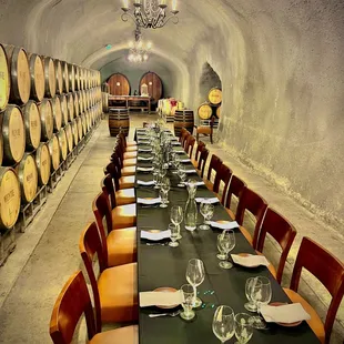 cave tastings and barrel tastings available