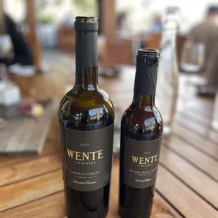 2019 Cabernet Franc and 2019 Petite Sirah Port