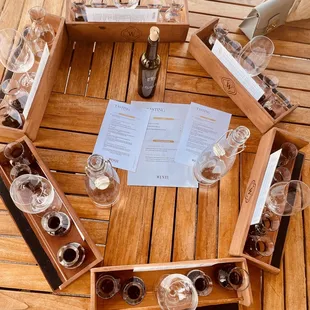 Wine tasting flights