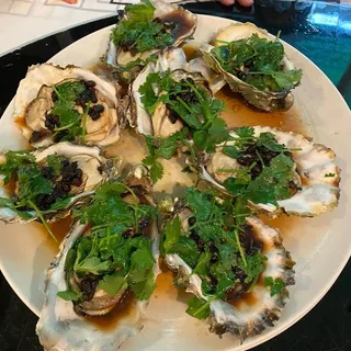 Steam Oyster with Black Bean Sauce Dinner