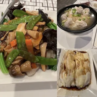 Mix Mushroom w/ Pan-F Rice Noodle