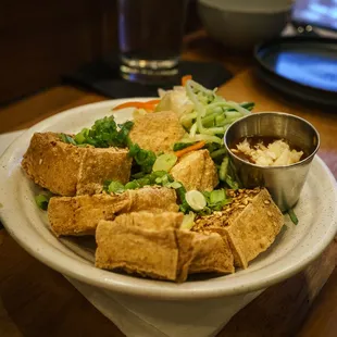 crispy fried tofu
