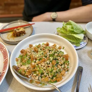 Shrimp Floss Lettuce Cup