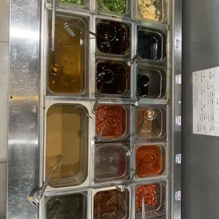 Sauce options