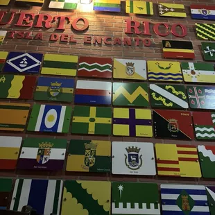 Entrance (Flags of each municipality in PR)