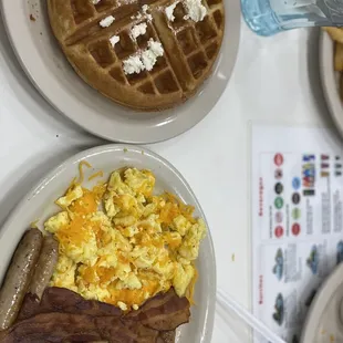 Meat Lovers Plate  Waffle