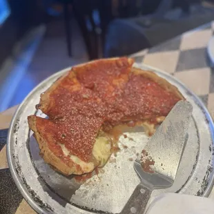 Chicago style pizza