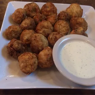 Fried mushrooms