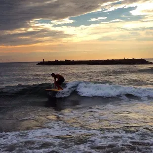 One of the amazing instructors squeezing in a sesh before camp starts.