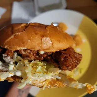Nashville chicken sandwich
