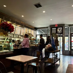 View of the counter where you order