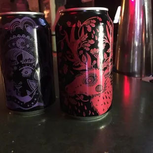 A couple of our choices - Jackie O IPA and Razz Wheat (or something)