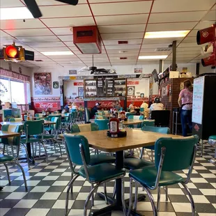 Cute diner. Breakfast only on Saturday and Sunday and holidays. They&apos;re fully staffed and hustling!  Amen.
