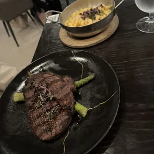 12oz wagyu ribeye and mac n cheese