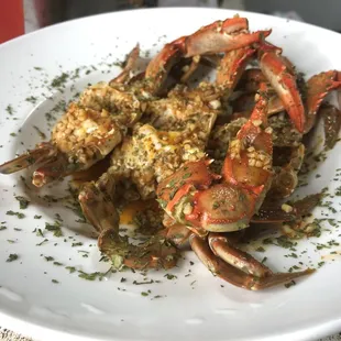 Fried Blue Crab