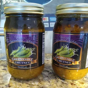 Green chile chutney