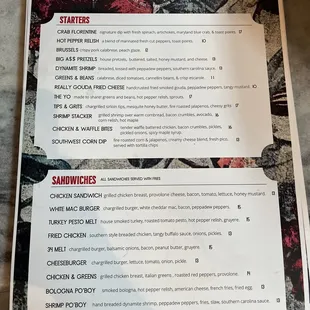 Menu front (6/24/23)
