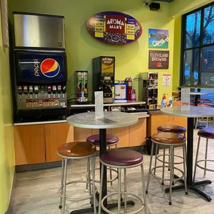 a view of the inside of a deli