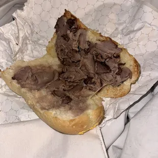 Philly cheesesteak - good steak, but the bread was soggy