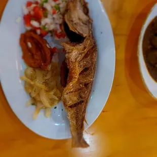 Attieke 1 Fried Fish