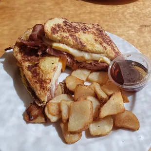 Stallis monte cristo and potatoes