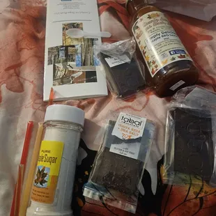 All of my goodies I bought at the Farmers' Market last Saturday!