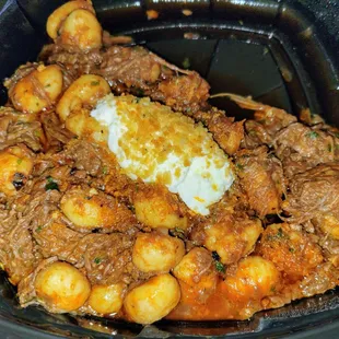 Short Rib Gnocchi, topped with ricotta (to go)