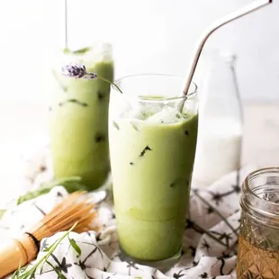 Lavender matcha