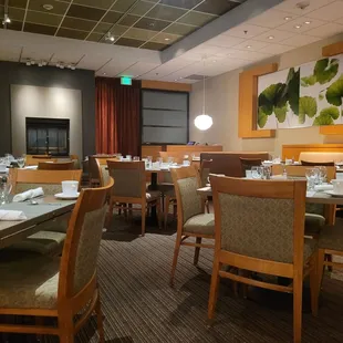 tables and chairs
