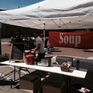 Soup stand!