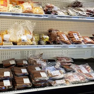 a woman in a grocery store