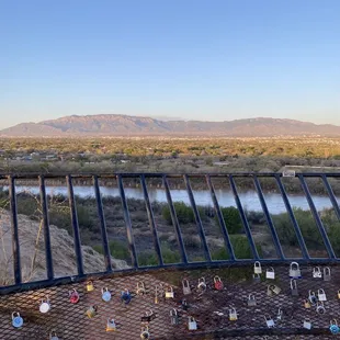 Lock Fence at West Bluff Park - come at sunset!