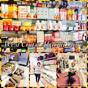 a variety of products