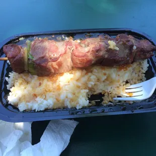 Lamb #3 with extra of that sweet hot magic sauce. Boo yah!