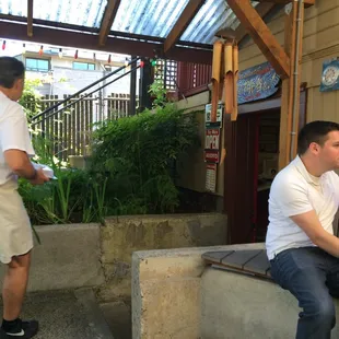 It's a hole in the wall