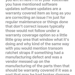 Voicemail malibu left me which is exactly what I thought.