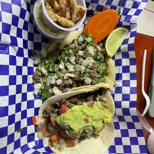 Tacos were so bad. There was a weird taste.