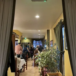 Interior of West Coast Cafe in San Bruno.