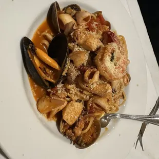 Seafood pasta