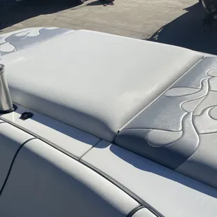 Flame design upholstery
